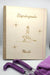 Ordner aus Holz "Eiskunstlauf", personalisiert mit dem Namen Deines Kindes, verziert mit Swarovski® Kristallen